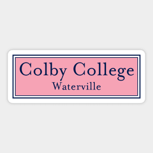 Colby College Sticker